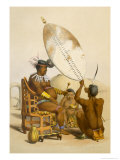 Umpanda the King of the Amazulu, Plate 11 from The Kafirs Illustrated, 1849