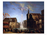 The Water Supply of Lozoya at the Fountain of the Calle de San Bernardo, 1858