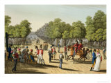 Buy Encampment of the British Army in the Bois de Boulogne, 1815, Engraved by Matthew Dubourg at AllPosters.com