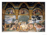 Buy Bbanquet Celebrating the Marriage of Cupid and Psyche from the Sala Di Amore E Psiche, 1527-31 at AllPosters.com