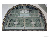 Buy Villa Della Pretaia from a Series of Lunettes Depicting Views of the Medici Villas, 1599 at AllPosters.com