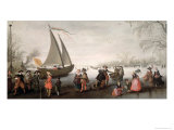 Buy Skaters and a Golf Party on the Ice at AllPosters.com