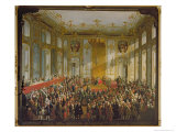 Buy Empress Maria Theresa at the Investiture of the Order of St. Stephen, 1764 at AllPosters.com