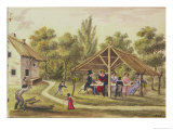 Afternoon Tea at a Tavern from the Journal of Carl Baumann Written 1813-25, 1822