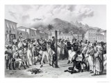 Buy Public Punishments in the Place Ste. Anne, c.1835 at AllPosters.com