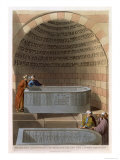 Buy Ancient Sarcophagus of Basaltes, Lovers Fountain, Plate 10, Views in Egypt, Engraved by T. Milton at AllPosters.com