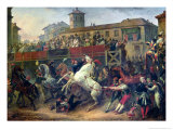 Scene of an Unmounted Horse Race in Rome