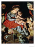 Buy The Holy Family Around a Fire, c.1532-33 at AllPosters.com