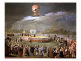 Buy Balloon Ascension in the Gardens of Aranjuez, c.1783 at AllPosters.com
