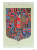 Coat of Arms of the Austro-Hungarian Empire, Imperial Austrian Court Engraved by R. M. Rohrer