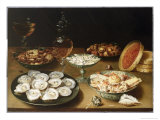 Buy Still Life with Oysters, Sweetmeats and Roasted Chestnuts at AllPosters.com