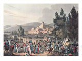 Buy Battle of Vittoria, 1813, Bringing in the Prisoners, Etched by I. Clarke, Aquatinted by M. Dubourg at AllPosters.com