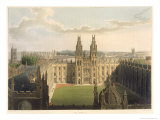 Buy All Souls College, Ttop of Radcliffe Library, History of Oxford, Engraved by J. Bluck at AllPosters.com