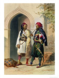 Buy Arnaout and Osmanli Soldiers, Alexandria, the Valley of the Nile, c.1848 at AllPosters.com