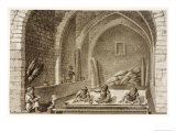 Buy Weaving a Rug, Volume II Arts and Trades of Description of Egypt, Pub.1822 at AllPosters.com