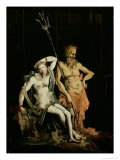 Scene of Hell: Detail Showing Hades and Persephone, Rulers of the Underworld