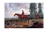 Horse Fox Hunt II Art Print