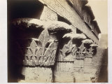 Buy The Capitals of the Portico, Temple of Khnum, Esna, 1862 at AllPosters.com