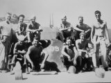 Lieutenant John F. Kennedy with the Crew of His Patrol Torpedo Boat PT-109, July 1943