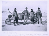 Motor Party - Left to Right: Lashly, Day, Evans and Hooper' from Scott's Last Expedition