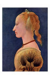 Portrait einer Dame in Gelb