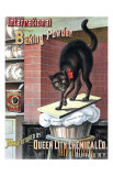 Black Cat Baking Powder Art Print