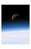 Buy Space Shuttle View of Earth and Moon at AllPosters.com