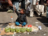 Buy Afghan Child 5, Receives a Bottle of Water at AllPosters.com