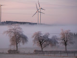 Buy Wind Generators in Eifel Region Mountains Near Hallschlag, Germany, December 29, 2006 at AllPosters.com