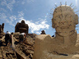 Buy A Sand Sculpture is Seen at the Sand Sculpture Festival in Zeebrugge, Belgium, July 10, 2004 at AllPosters.com