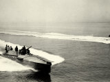 Buy Speedboat Chases 500 H.P. Submarine in the Lagoon of Grado at AllPosters.com