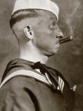 Buy Half-Length Portrait of the Movie Actor Raymond Hatton on the Set of the Film 'Marinai Per Forza' at AllPosters.com