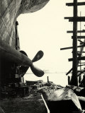 Buy Cantiere Navale Triestino in Monfalcone During World War I in the Foreground at AllPosters.com