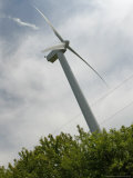Buy The Portsmouth Abbey Windmill Hovers Above the Treeline and Generates Power at AllPosters.com