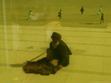 Old Man Rests near the Eid Gah Mosque During Ramadan Eid Prayer, Kabul, Afghanistan, Oct. 23, 2006
