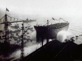 Buy Arrival of a Large Warship in a Port at AllPosters.com