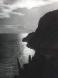 A Steep Promontory That Juts into the Sea of Capri at Sunset