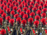 Buy Security Personnel March at the Republic Day Parade in New Delhi, India, Friday, January 26, 2007 at AllPosters.com