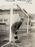 Portrait of Giuseppe Traverso, Goalie on the Genova Soccer Team