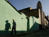 Buy A Man Makes His Way Down Boca Street at the Historic Center of Trinidad at AllPosters.com