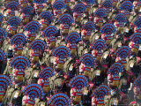 Buy A Paramilitary Contingent Marches at the Republic Day Parade in New Delhi, India, January 26, 2007 at AllPosters.com
