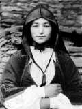 Sardinian Woman with Typical Dress of Desulo in Barbagia