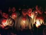 Young Tzolzil Indians from the Displaced Community of Xoyep