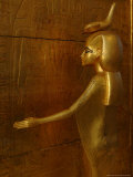 Goddess Selket, Tutankhamun Gold Canopic Shrine, Valley of the Kings, Egyptian Museum, Cairo, Egypt