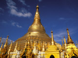 Golden Stupa of Shwedagon Pagoda, Yangon, Myanmar