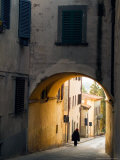 Buy Person and Archway, Panzano, Chianti Region, Tuscany, Italy at AllPosters.com