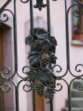Vineyard Gate Detail, Eguisheim, Haut Rhin, Alsace, France