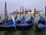 Gondolas near Piazza San Marco, Venice, Italy