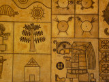 Stylized Art Tiles Typical of Fernando Llort's Work, San Salvador, El Salvador