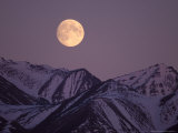 Buy Full Moon over Gates of the Arctic National Park, North Slope of the Brooks Range, Alaska, USA at AllPosters.com
